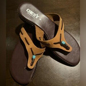 Chico Brown Flip Flops